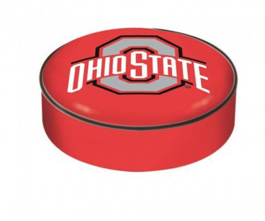 Game Room & Fan Cave * | Discount Ohio State Buckeyes Bar Stool Seat Cover