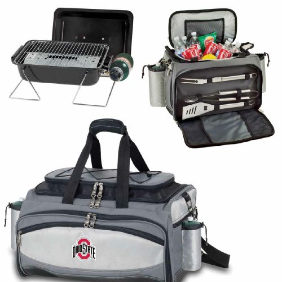 Tailgating & Stadium Gear * | Discount Ohio State Buckeyes Ncaa Vulcan Cooler & Propane Grill