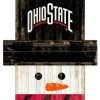 Home & Office Decor * | Discount Ohio State Buckeyes 6 X 5 Snowman Head