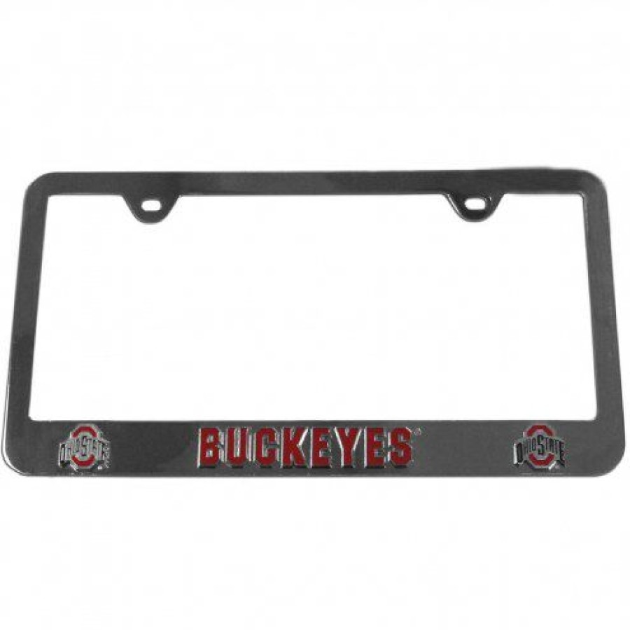 Car Accessories * | Discount Ohio State Buckeyes License Plate Frame