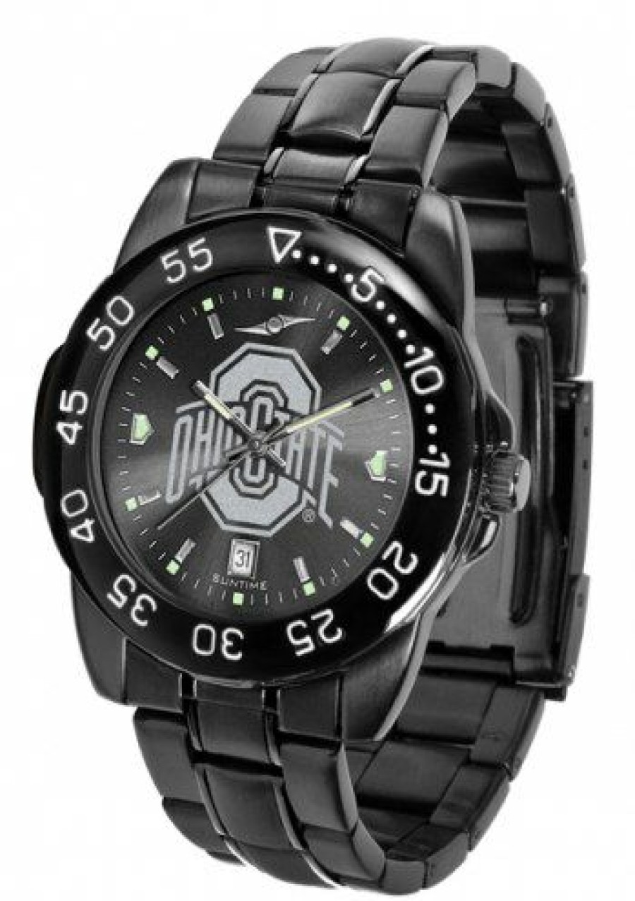 Watches & Jewelry * | Discount Ohio State Buckeyes Fantomsport Men'S Watch