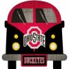 Home & Office Decor * | Discount Ohio State Buckeyes Team Bus Sign