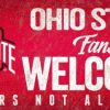 Home & Office Decor * | Discount Ohio State Buckeyes Fans Welcome Wood Sign