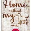 Home & Office Decor * | Discount Ohio State Buckeyes House Is Not A Home Sign