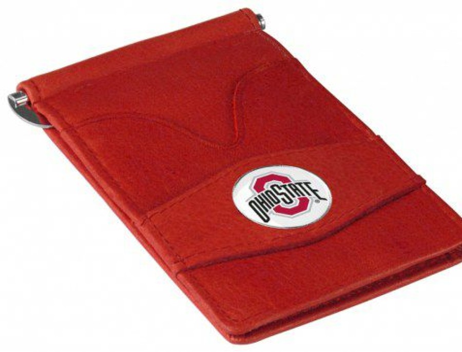 Watches & Jewelry * | Discount Ohio State Buckeyes Red Player'S Wallet