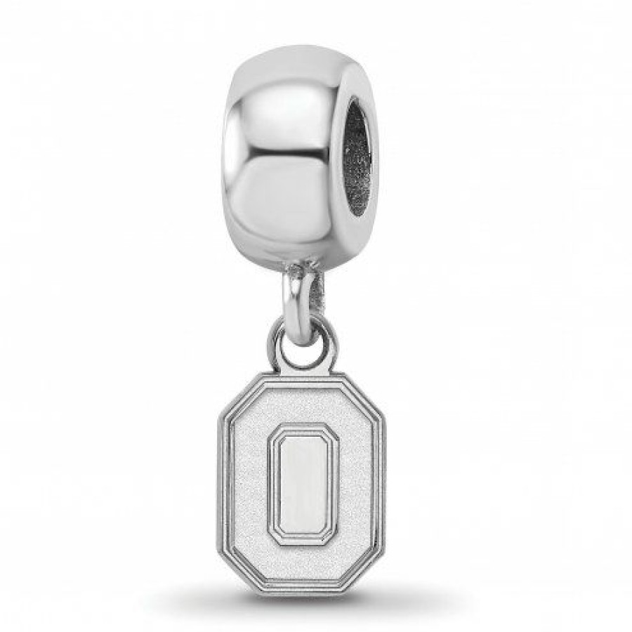 Watches & Jewelry * | Discount Ohio State Buckeyes Sterling Silver Extra Small Bead Charm