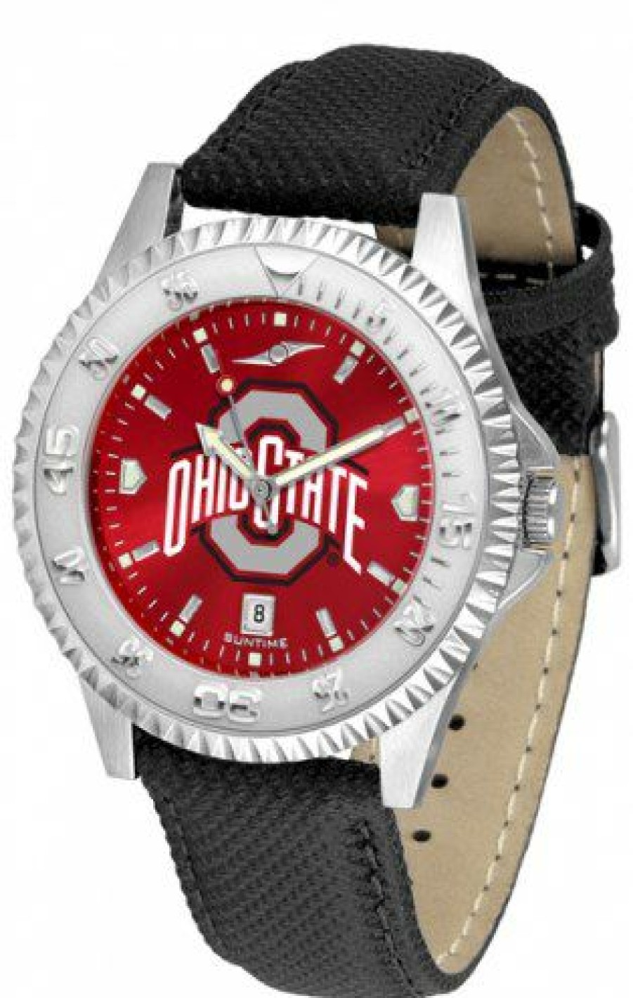 Watches & Jewelry * | Discount Ohio State Buckeyes Competitor Anochrome Men'S Watch