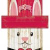 Home & Office Decor * | Discount Ohio State Buckeyes 19 X 16 Easter Bunny Head