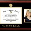 Home & Office Decor * | Discount Ohio State Buckeyes Gold Embossed Diploma Frame With Portrait