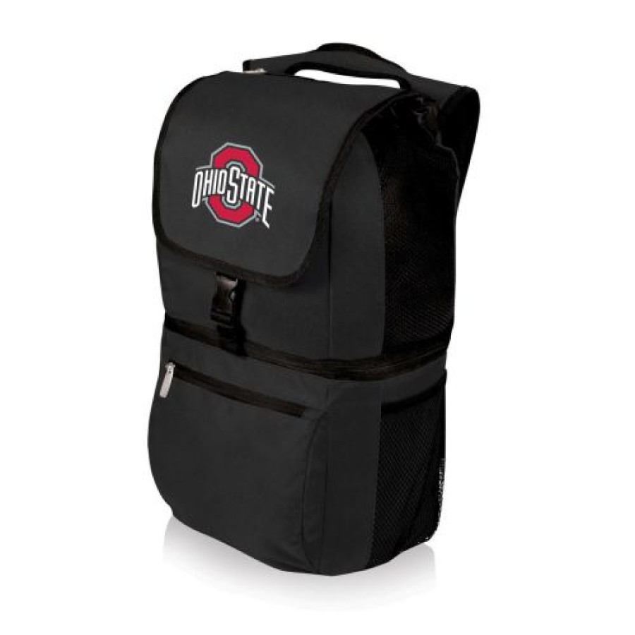 Tailgating & Stadium Gear * | Discount Ohio State Buckeyes Black Zuma Cooler Backpack