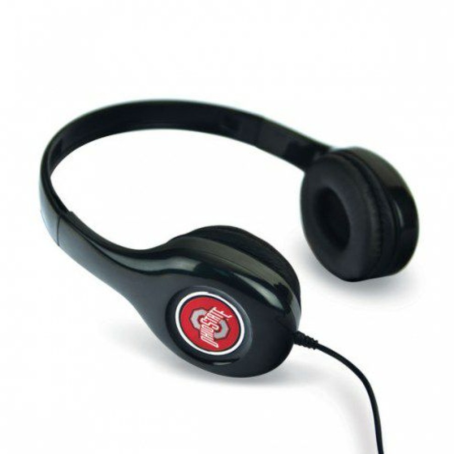 Home & Office Decor * | Discount Ohio State Buckeyes Over The Ear Headphones