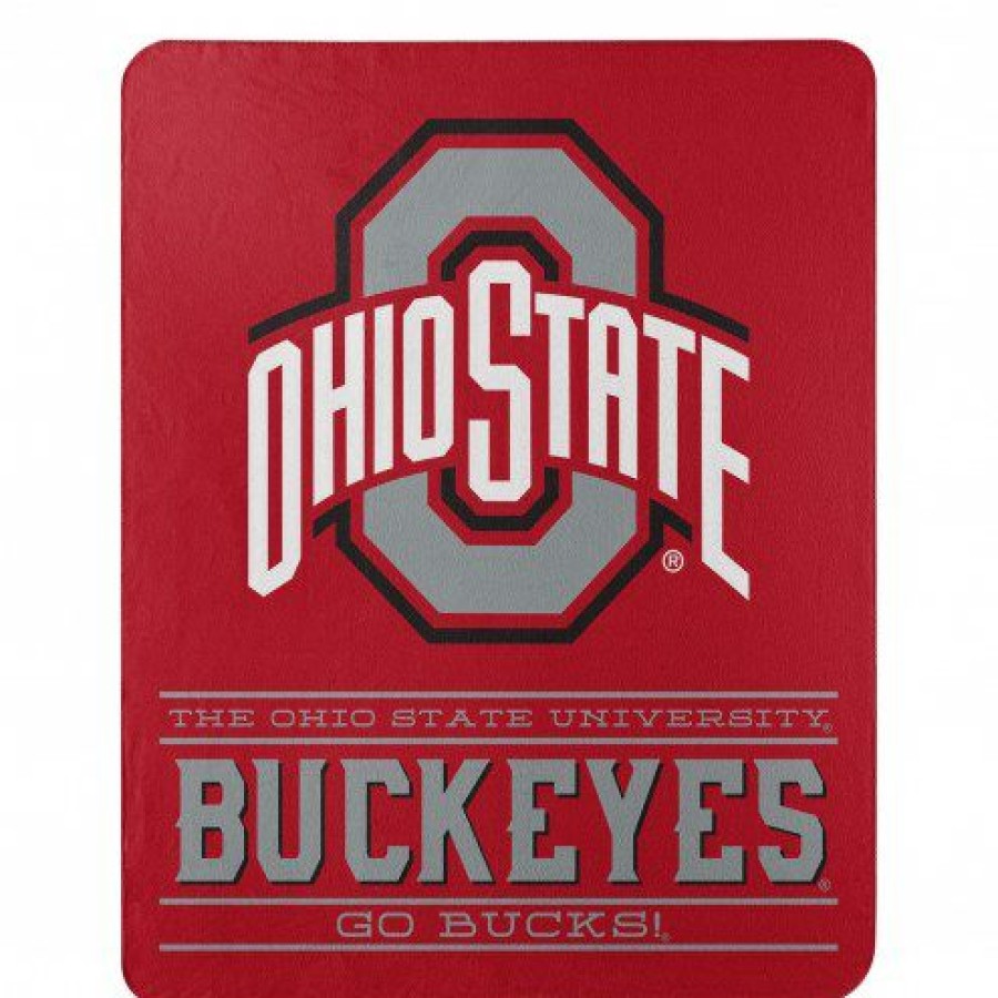 Bed & Bath * | Discount Ohio State Buckeyes Control Fleece Blanket