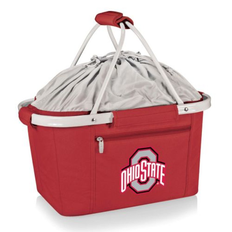 Tailgating & Stadium Gear * | Discount Ohio State Buckeyes Ncaa Red Metro Picnic Basket