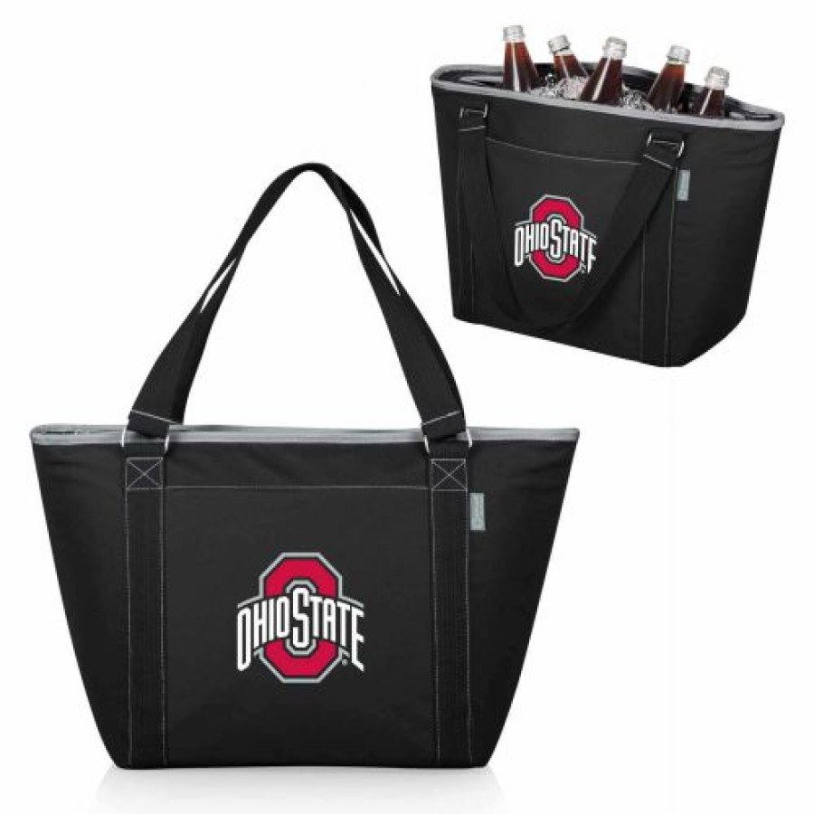 Tailgating & Stadium Gear * | Discount Ohio State Buckeyes Ncaa Black Topanga Cooler Tote