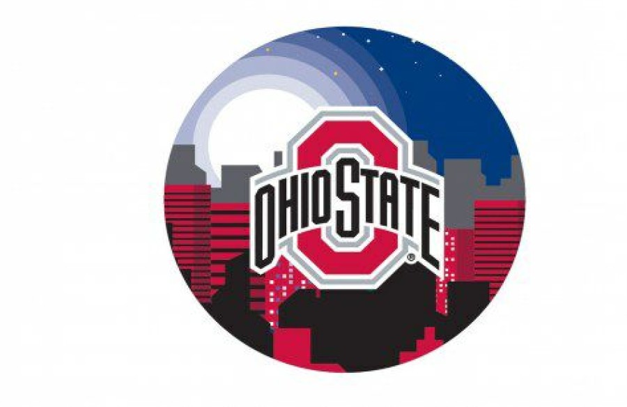 Home & Office Decor * | Discount Ohio State Buckeyes 12 Landscape Circle Sign