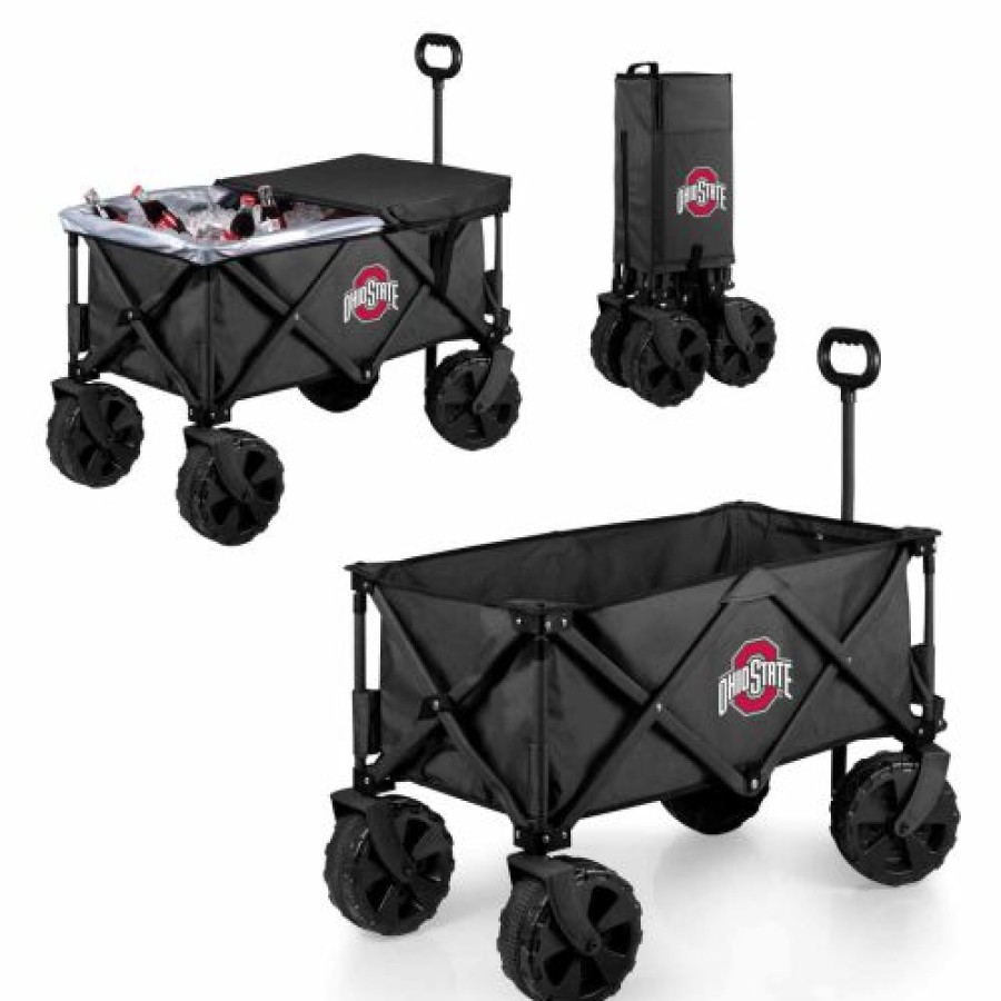 Tailgating & Stadium Gear * | Discount Ohio State Buckeyes Adventure Wagon With All-Terrain Wheels