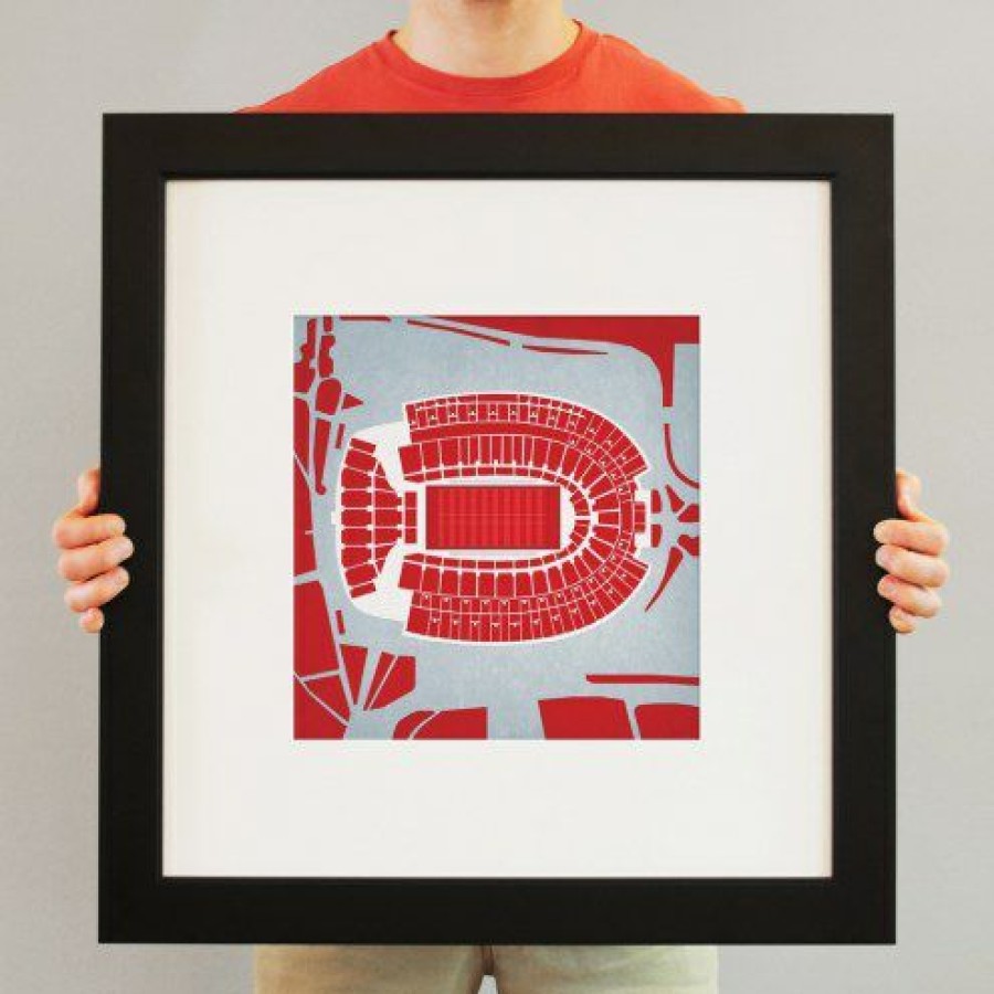 Home & Office Decor * | Discount Ohio State Buckeyes Stadium Print