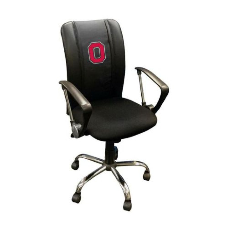 Home & Office Decor * | Discount Ohio State Buckeyes Xzipit Curve Desk Chair With Block O Logo