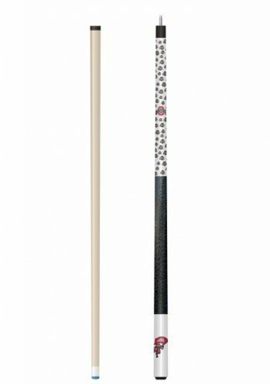 Game Room & Fan Cave * | Discount Ohio State Buckeyes Pool Cue & Case Set