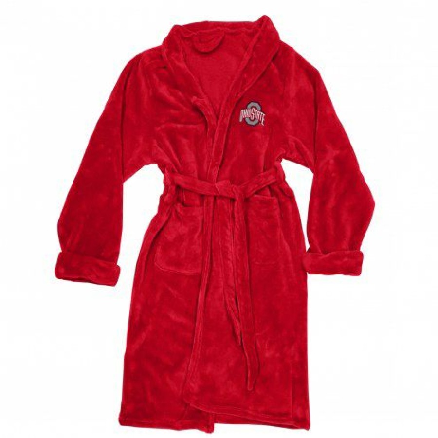 Bed & Bath * | Discount Ohio State Buckeyes Men'S Bathrobe