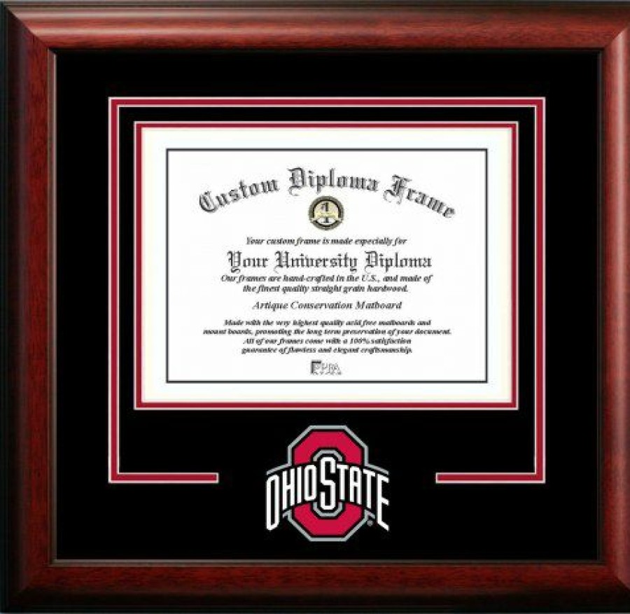 Home & Office Decor * | Discount Ohio State Buckeyes Spirit Diploma Frame