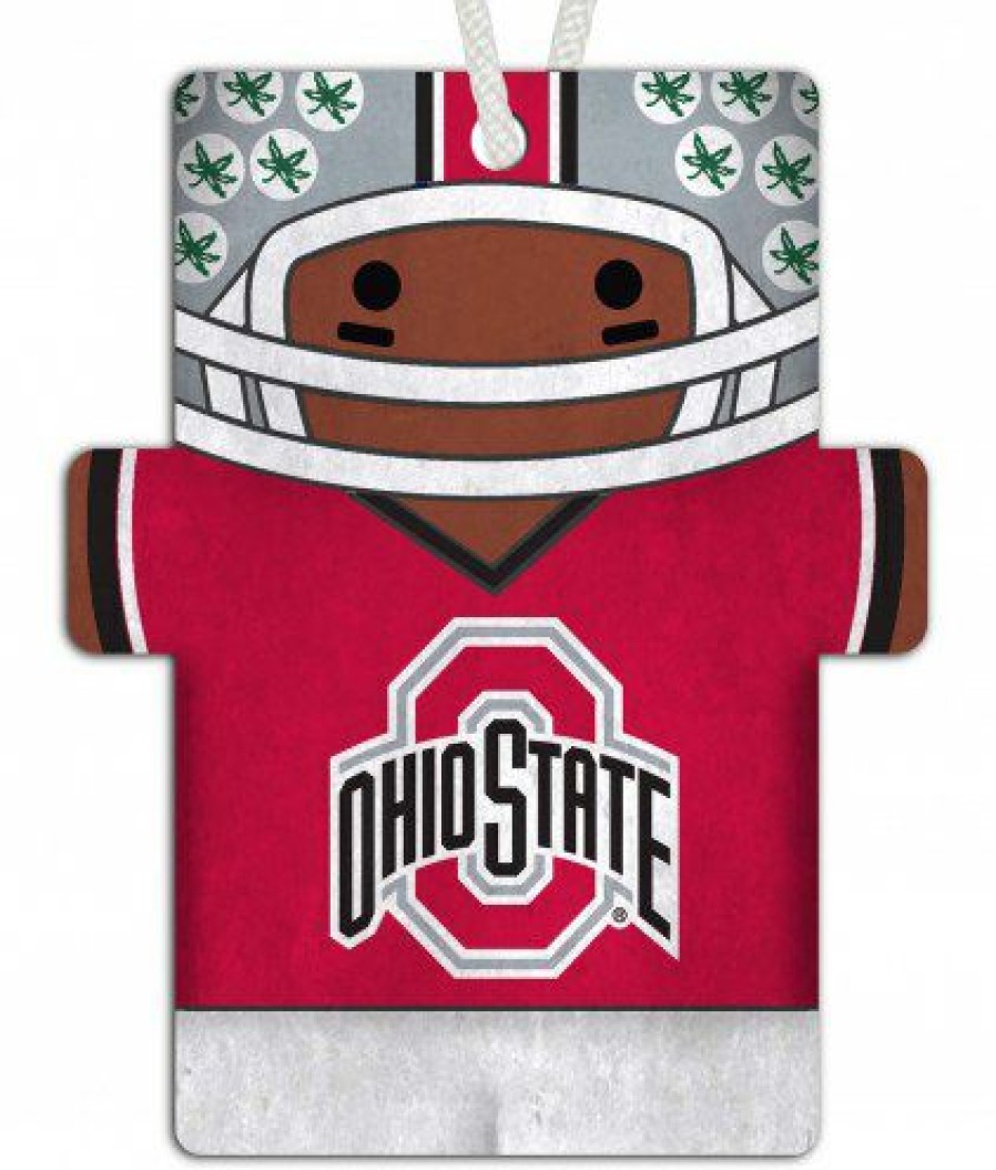 Home & Office Decor * | Discount Ohio State Buckeyes Football Player Ornament