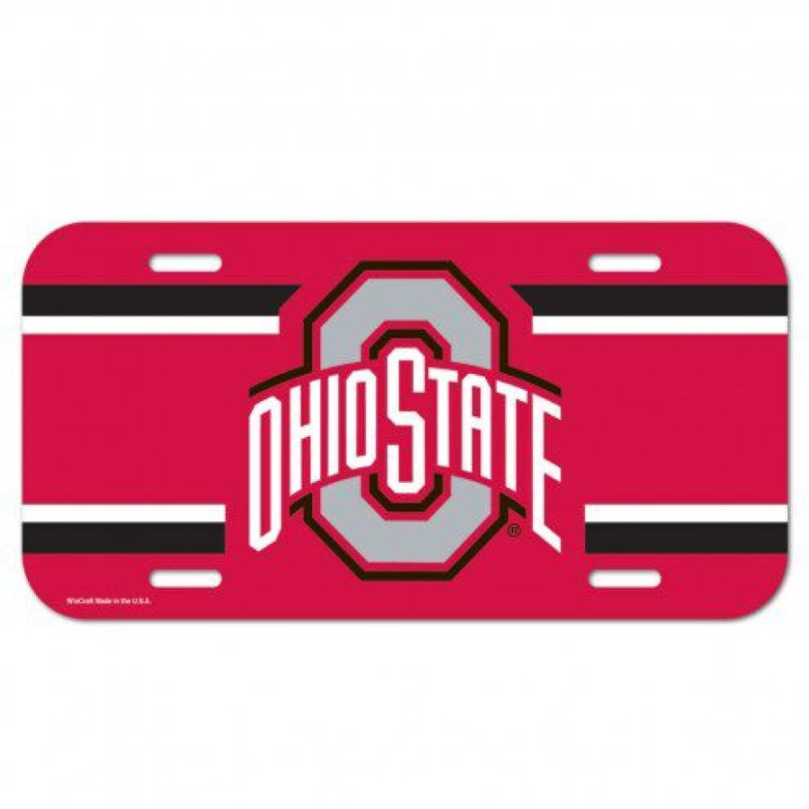 Car Accessories * | Discount Ohio State Buckeyes License Plate