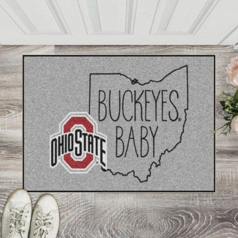 Home & Office Decor * | Discount Ohio State Buckeyes Southern Style Starter Rug