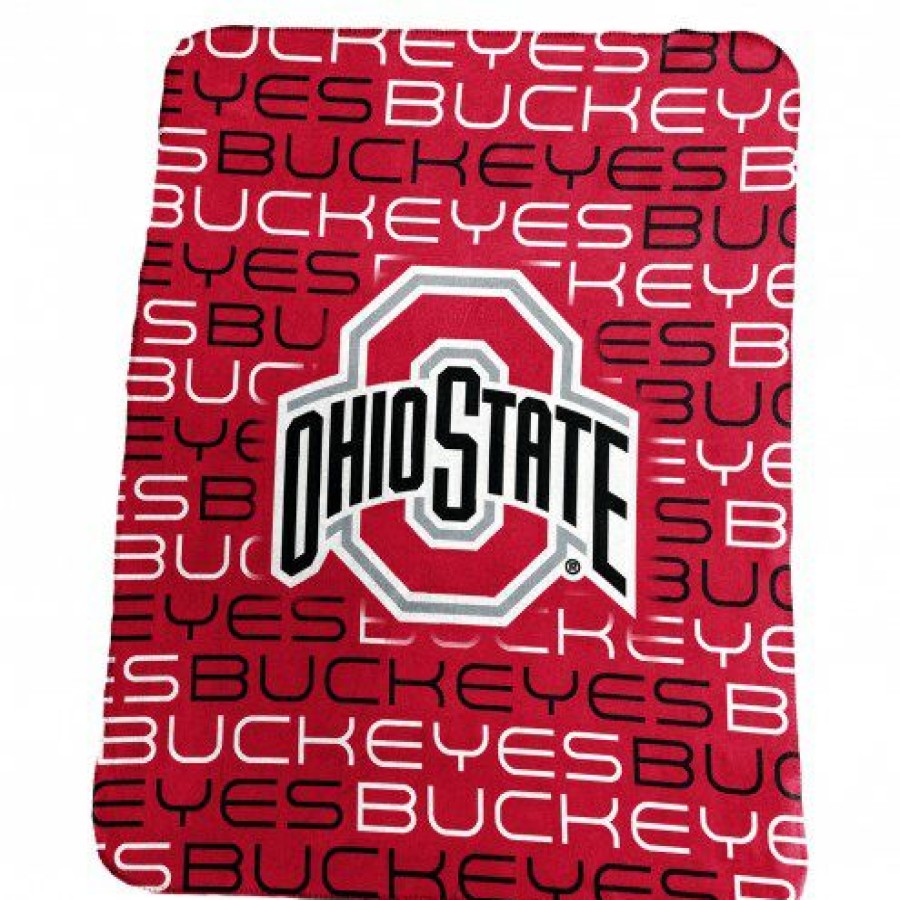 Bed & Bath * | Discount Ohio State Buckeyes Classic Fleece Blanket