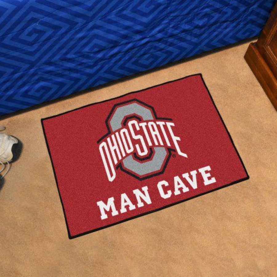 Home & Office Decor * | Discount Ohio State Buckeyes Man Cave Starter Mat