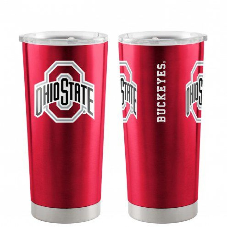 Kitchen & Bar Accessories * | Discount Ohio State Buckeyes 20 Oz. Gameday Stainless Tumbler