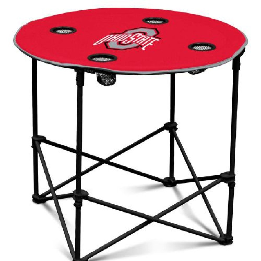 Tailgating & Stadium Gear * | Discount Ohio State Buckeyes Round Folding Table