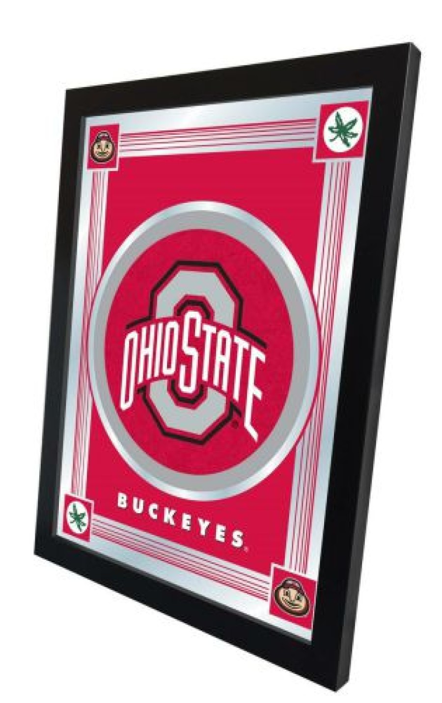 Game Room & Fan Cave * | Discount Ohio State Buckeyes Logo Mirror