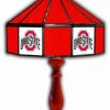 Home & Office Decor * | Discount Ohio State Buckeyes 21 Glass Table Lamp