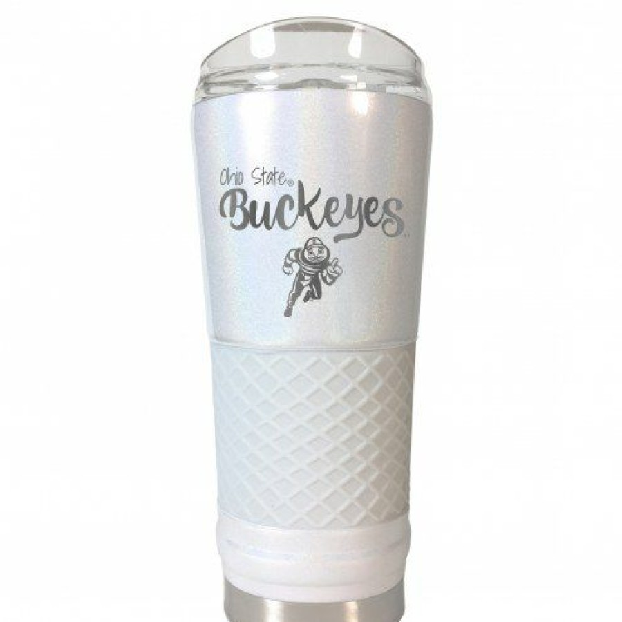 Kitchen & Bar Accessories * | Discount Ohio State Buckeyes 24 Oz. Opal Draft Tumbler