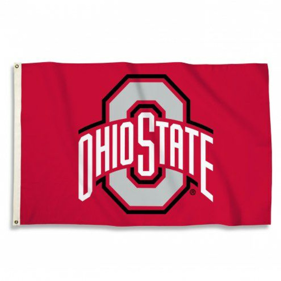 Tailgating & Stadium Gear * | Discount Ohio State Buckeyes Ncaa Premium 3 X 5 Flag