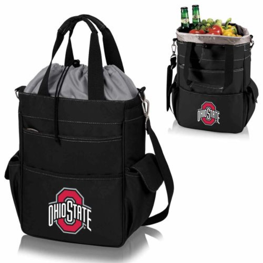 Tailgating & Stadium Gear * | Discount Ohio State Buckeyes Ncaa Black Activo Cooler Tote