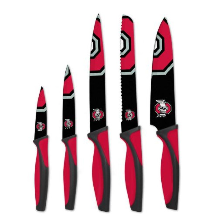 Kitchen & Bar Accessories * | Discount Ohio State Buckeyes Kitchen Knives