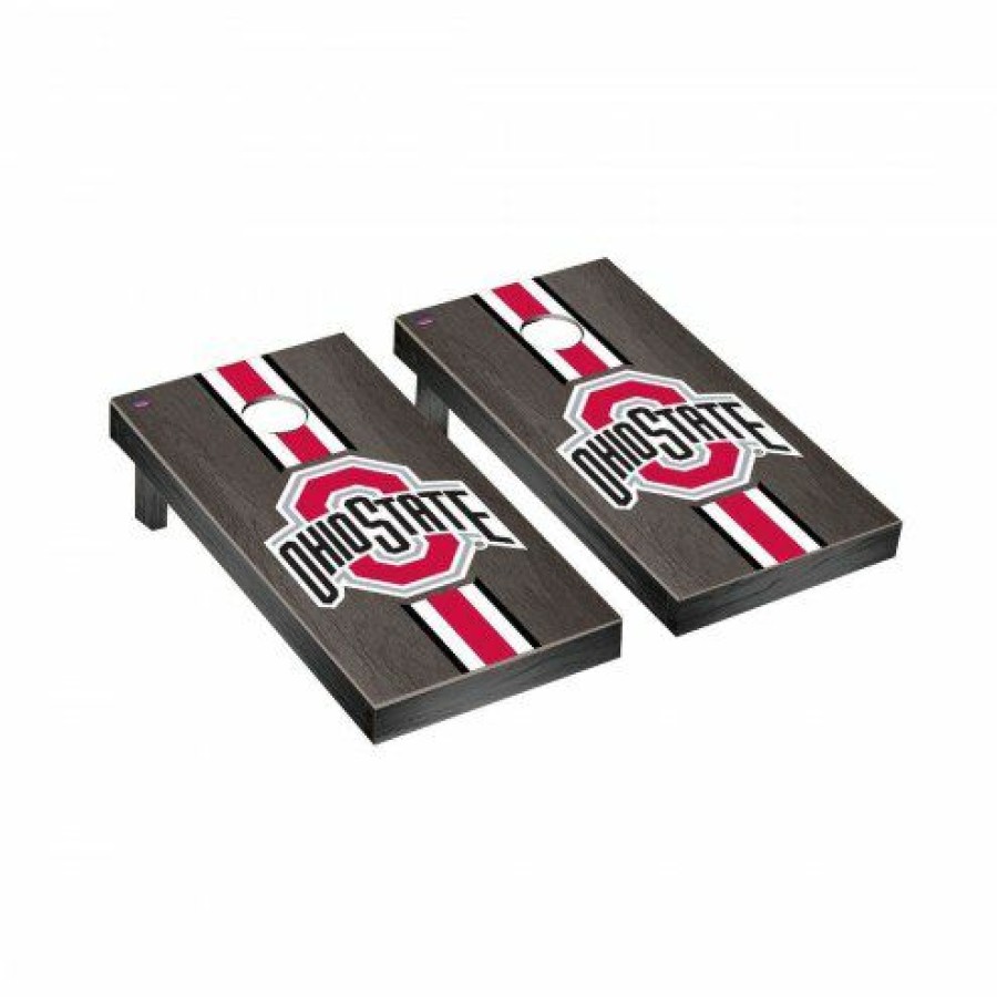 Tailgating & Stadium Gear * | Discount Ohio State Buckeyes Onyx Stained Cornhole Game Set