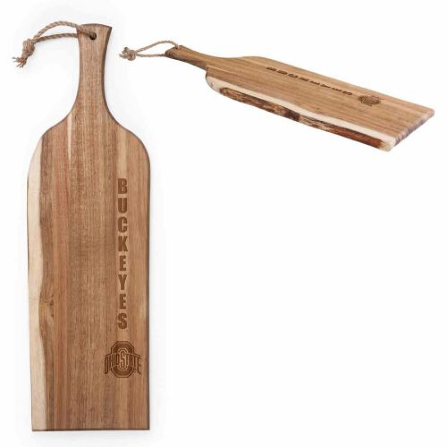 Kitchen & Bar Accessories * | Discount Ohio State Buckeyes Artisan 24 Acacia Serving Plank