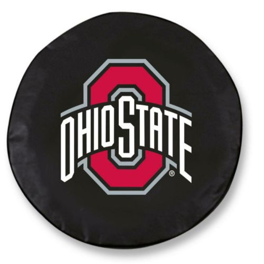 Car Accessories * | Discount Ohio State Buckeyes Tire Cover, Jeep Tire Cover, Spare Tire Cover