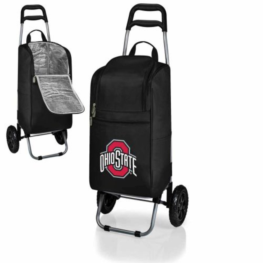 Tailgating & Stadium Gear * | Discount Ohio State Buckeyes Black Cart Cooler