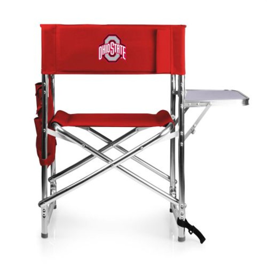 Tailgating & Stadium Gear * | Discount Ohio State Buckeyes Ncaa Red Sports Folding Chair