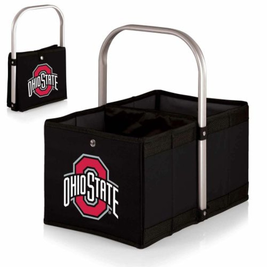 Tailgating & Stadium Gear * | Discount Ohio State Buckeyes Black Urban Picnic Basket