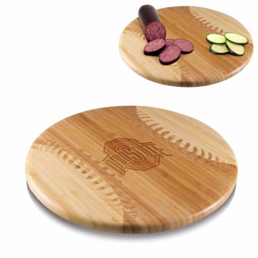 Kitchen & Bar Accessories * | Discount Ohio State Buckeyes Homerun Cutting Board