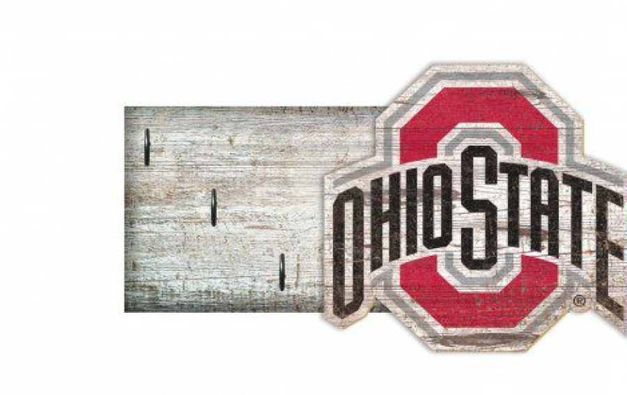 Home & Office Decor * | Discount Ohio State Buckeyes 6 X 12 Key Holder