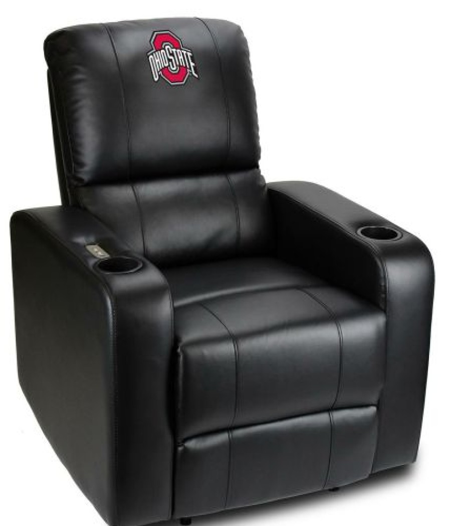 Game Room & Fan Cave * | Discount Ohio State Buckeyes Power Theater Recliner