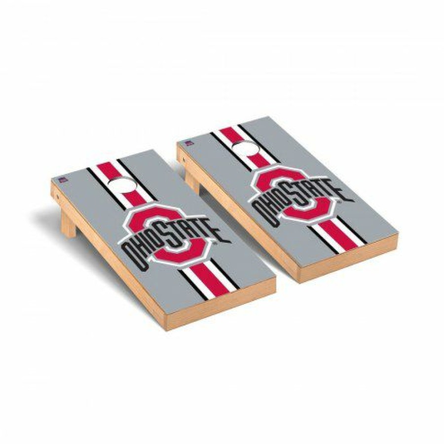 Tailgating & Stadium Gear * | Discount Ohio State Buckeyes Striped Cornhole Game Set