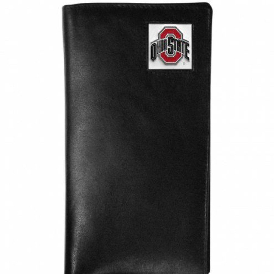 Accessories * | Discount Ohio State Buckeyes Leather Tall Wallet