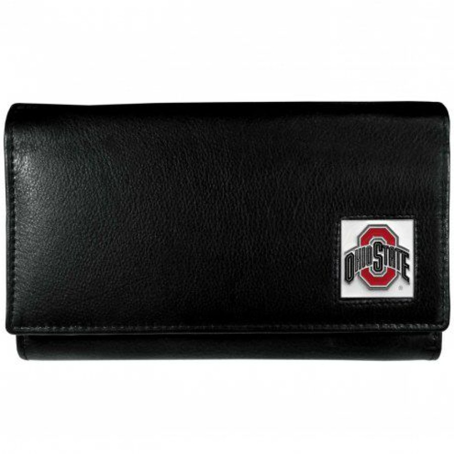 Accessories * | Discount Ohio State Buckeyes Leather Women'S Wallet